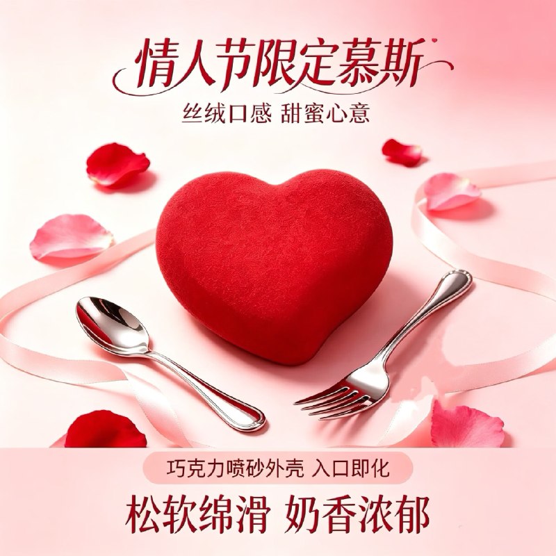 16.9元 自营乐禧 至臻挚爱慕斯蛋糕200g