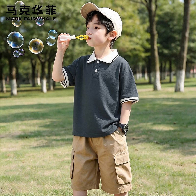 马克华菲 儿童POLO衫/防蚊裤/短袖折13.9/件！！任选3件【39.85元】领 