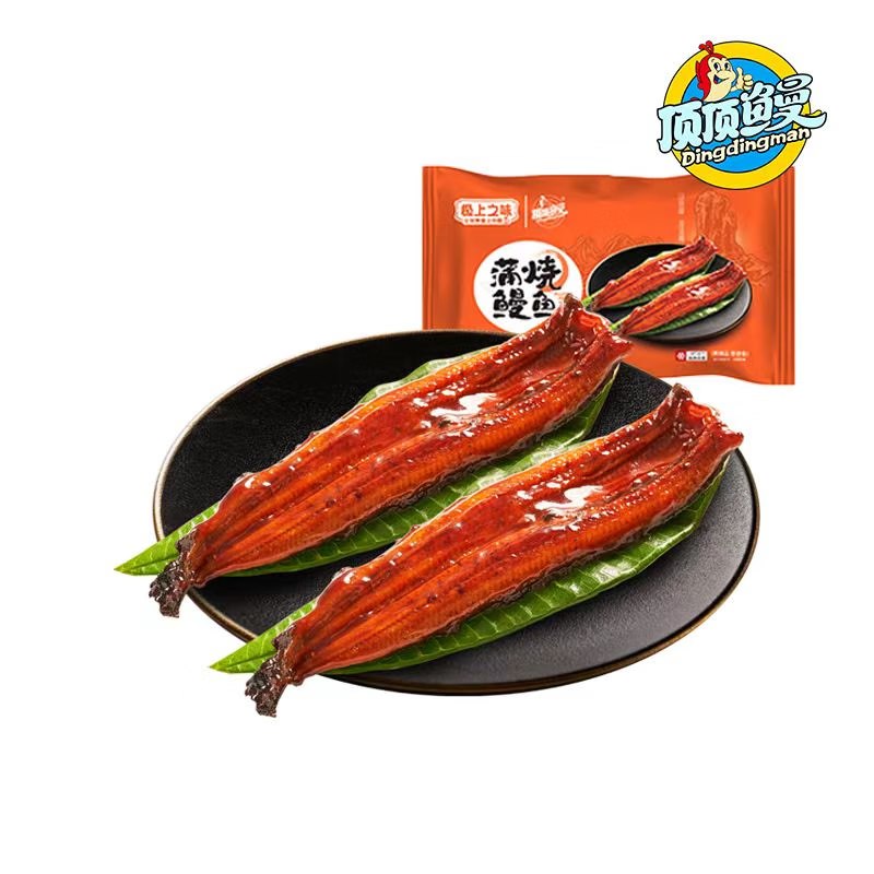 【自营】顶顶鳗 蒲烧鳗鱼日式烤鳗鱼400g/袋 共2条拍3件61.99元；才10.3/条领 