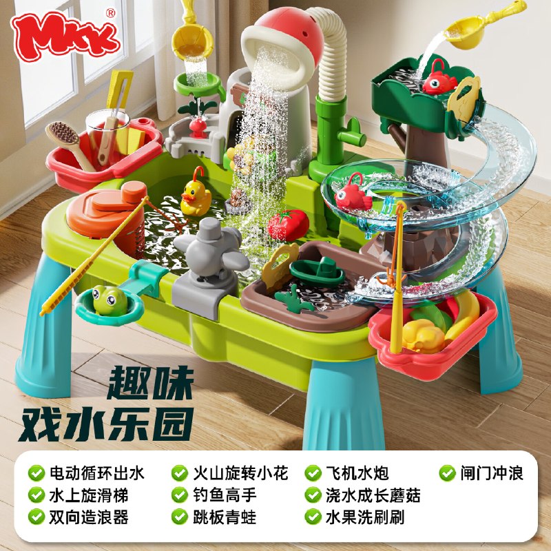 凑大额，搜标题或关键字，得5限时卷MKK 儿童洗碗机电动循环出水10首单，凑后【26】
