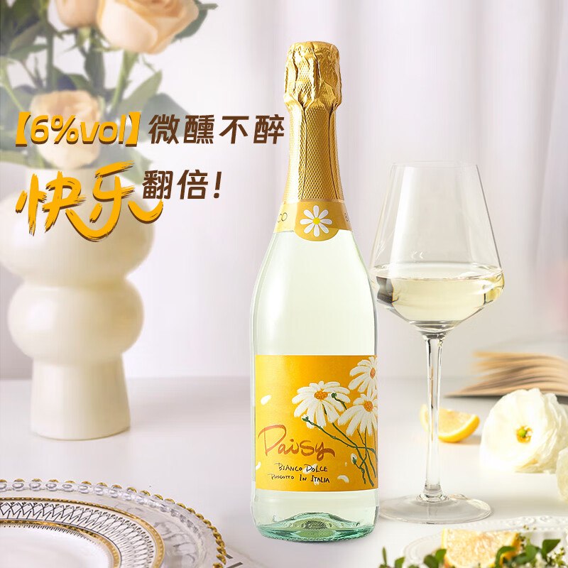 试用优尼特恋爱季黛西 莫斯卡托低醇甜白起泡酒