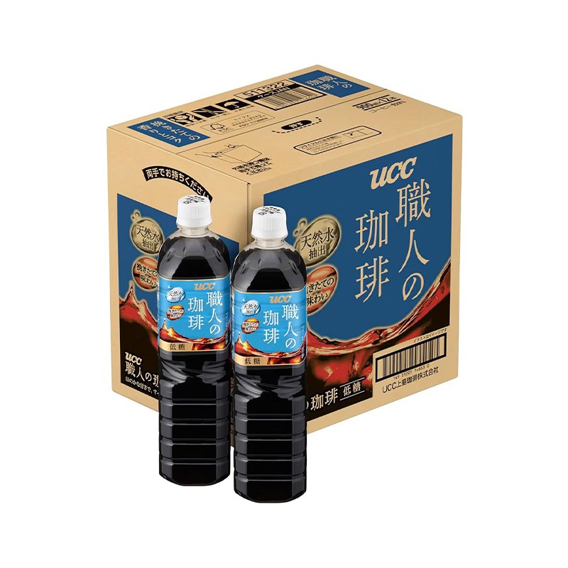 悠诗诗（UCC）浓香咖啡饮料(低糖)900ml*12瓶 临期砸5奍14.9