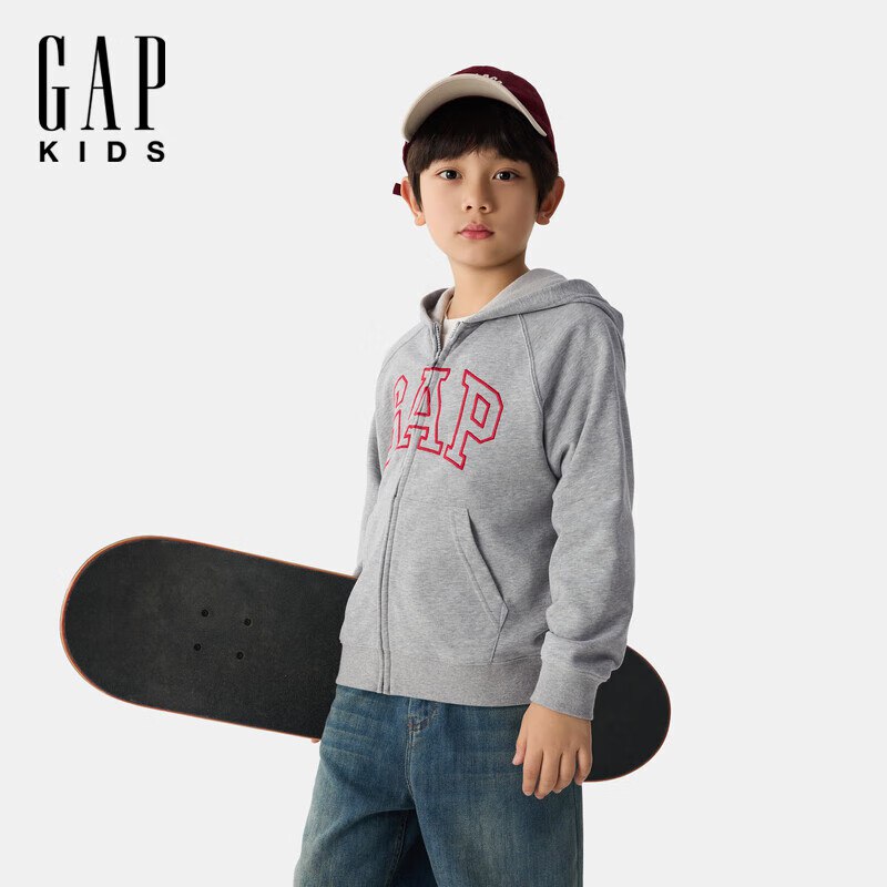 GAp 童装合集145元 男女童logo连帽卫衣